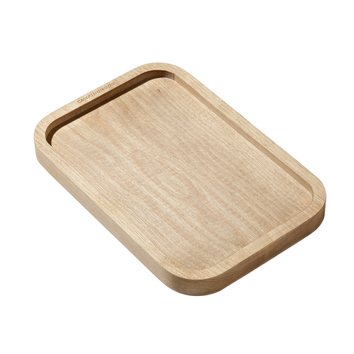 YM-2013 CAMPINGMOON Mess Tin Cutting Board 7.2'' x 4.8'' Wooden Cooking Cutting Plate Coaster Pot Holder