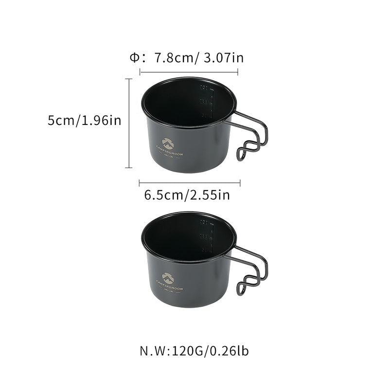 Load image into Gallery viewer, BKS-180-2P Premium Solo Coffee Mug, Black, 5.3 fl oz (160 ml), Set of 2
