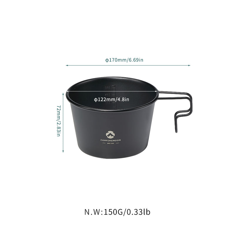 Load image into Gallery viewer, BKS369 Deep Sierra Cup 600ml, Stainless Steel, Black for Outdoor Camping

