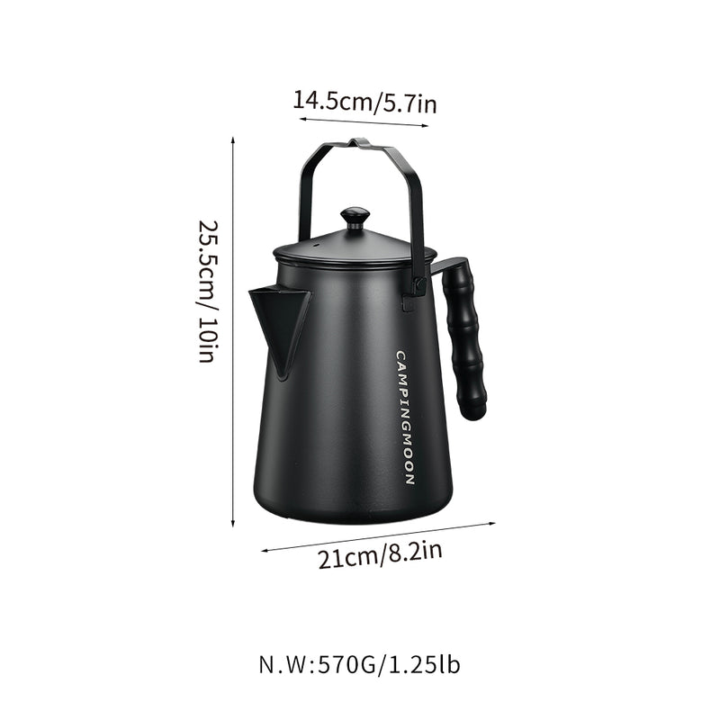Load image into Gallery viewer, BKSW-6 Bonfire Kettle, Percolator  Classic Campfire Coffee Maker, Stainless Steel
