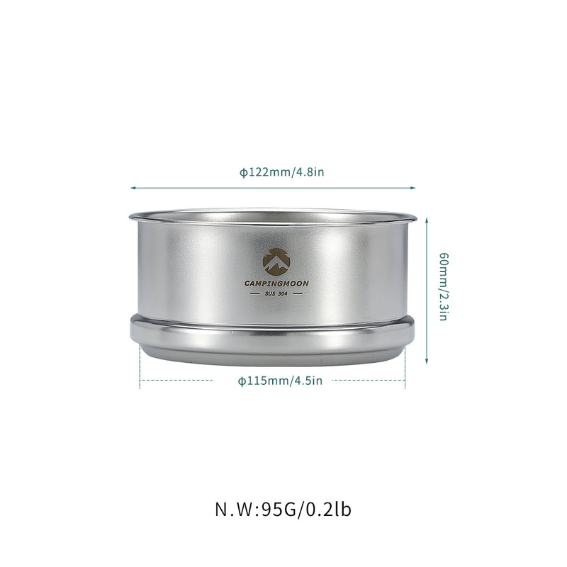Load image into Gallery viewer, S362 Premium φ4.7-Inch Mini Steamer for Sierra Cup, Durable 304 Stainless Steel
