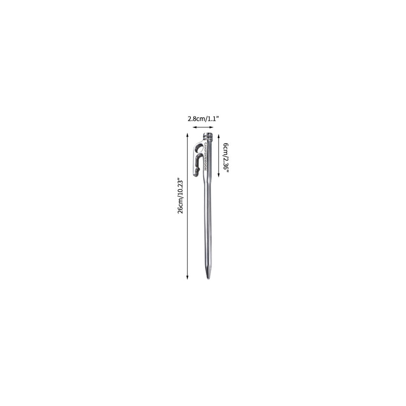 Load image into Gallery viewer, K20-8P Forged Stainless Steel Pegs, High Fatigue Strength, 7.9 Inches, 8-Piece Set
