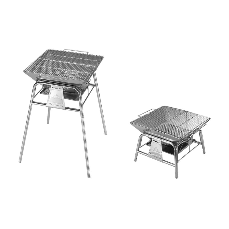 Load image into Gallery viewer, MT-5 Folding Charcoal Grill BBQ Stainless Steel Stand
