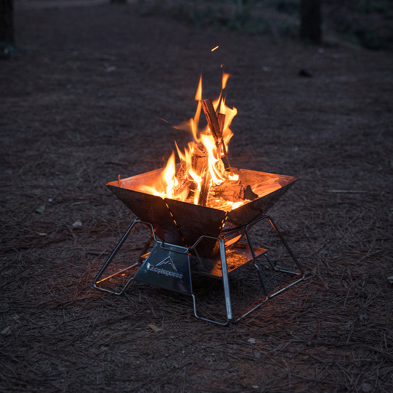 Load image into Gallery viewer, MT-2 Portable Stainless Steel Camping Grill, Foldable, 14-Inch
