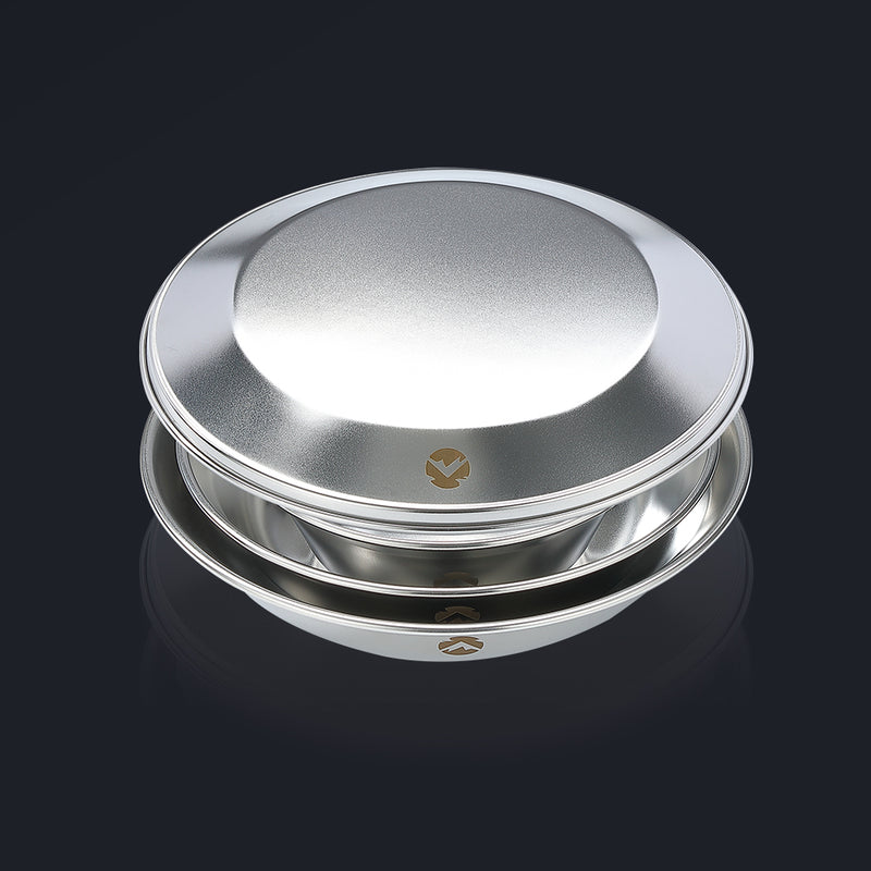Load image into Gallery viewer, S395 Stainless Steel Camping Plates Set, Dishwasher Safe
