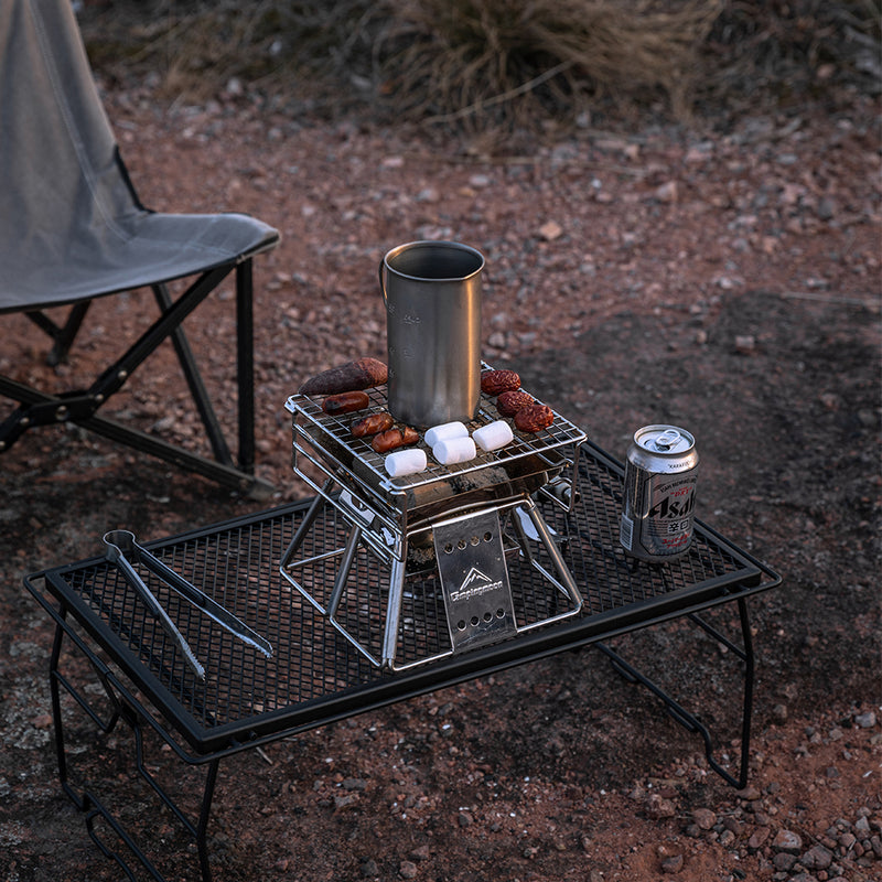 Load image into Gallery viewer, X-MINI Small Portable Stainless Steel Tabletop Charcoal Grill with Carry Bag
