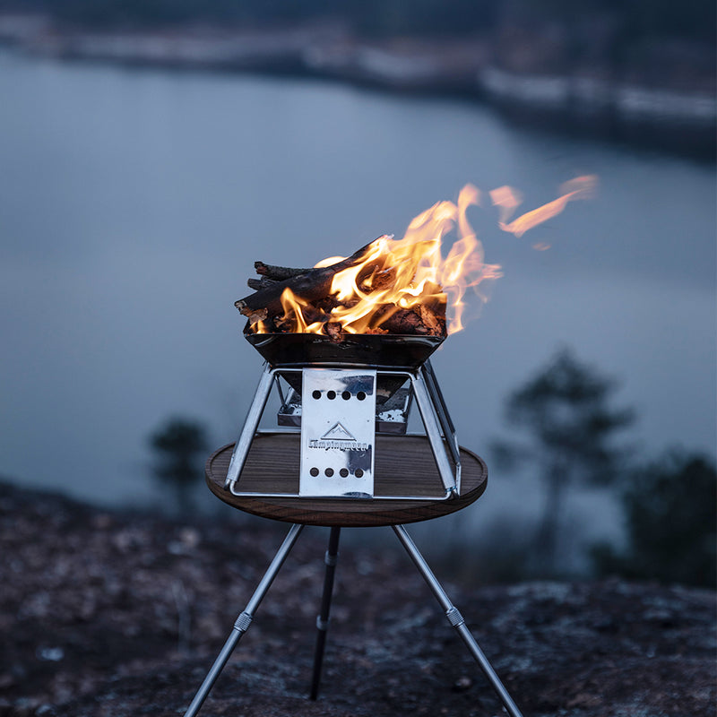 Load image into Gallery viewer, X-MINI Small Portable Stainless Steel Tabletop Charcoal Grill with Carry Bag

