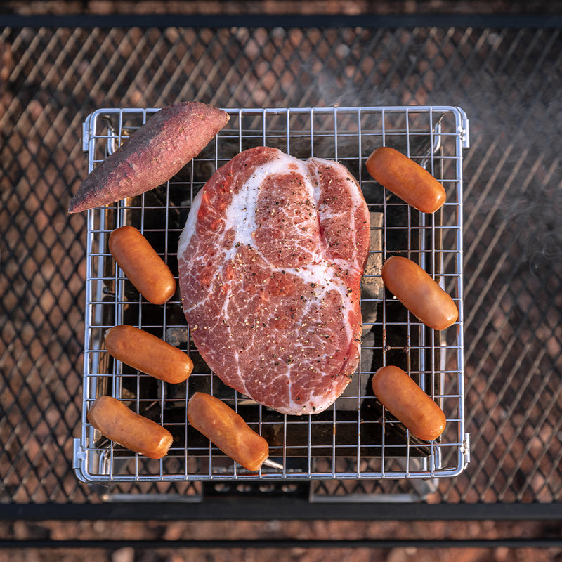Load image into Gallery viewer, X-MINI Small Portable Stainless Steel Tabletop Charcoal Grill with Carry Bag
