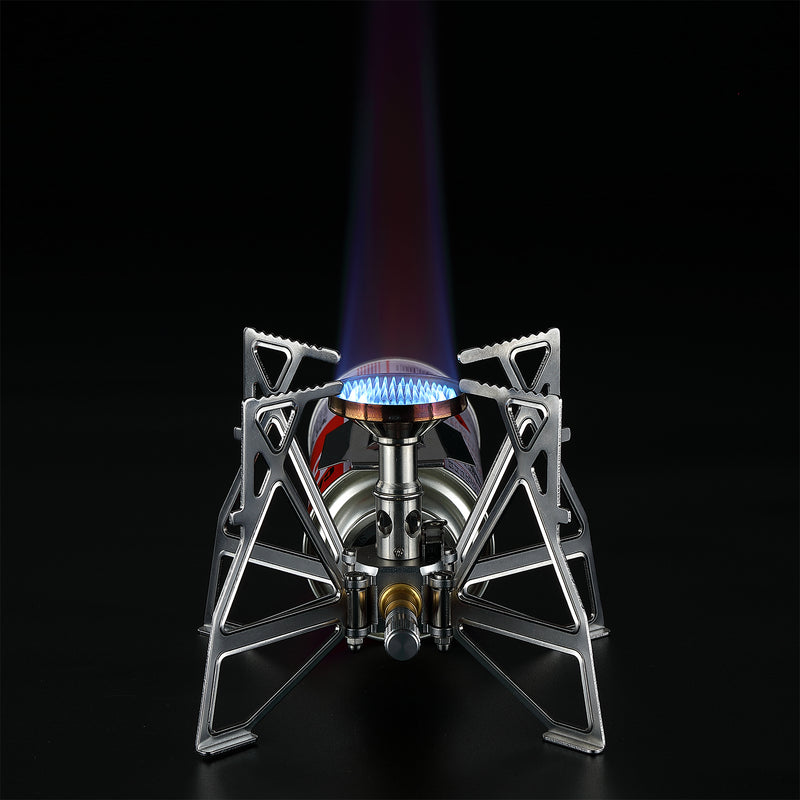 Load image into Gallery viewer, XD-3 Butane Camping Stove, Lightweight, Foldable, Igniter, Stainless Steel
