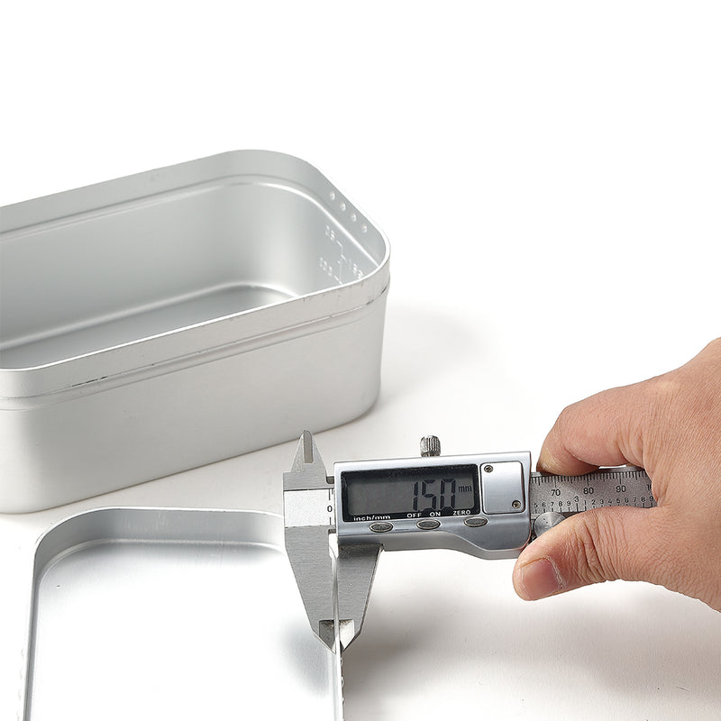 Load image into Gallery viewer, S-1609 Extra Thick Mess Tin, 1 Cup, Overflow Groove and Draining Hole, Outdoor Camping Kit
