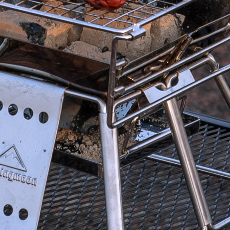Load image into Gallery viewer, X-MINI Small Portable Stainless Steel Tabletop Charcoal Grill with Carry Bag
