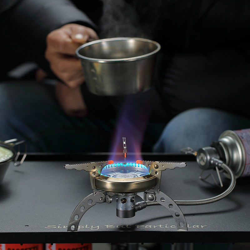 Load image into Gallery viewer, XD-1-CB Remote Butane Stove Portable and Compact Camping Stove for Outdoor Cooking
