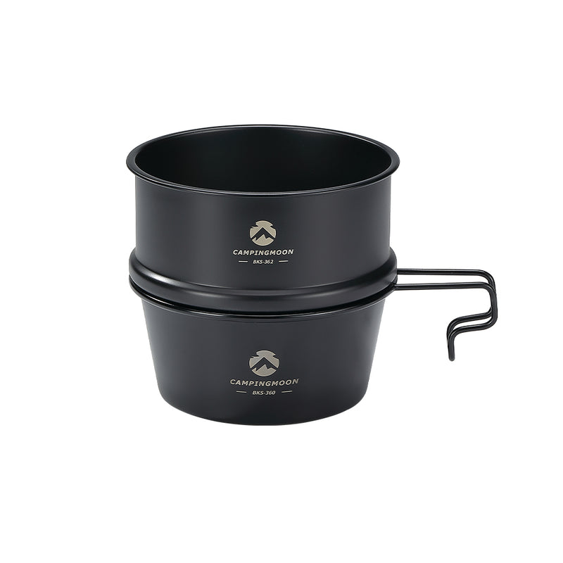 Load image into Gallery viewer, BKS362 Premium φ4.7-Inch Mini Steamer for Sierra Cup, Durable 304 Stainless Steel, Black
