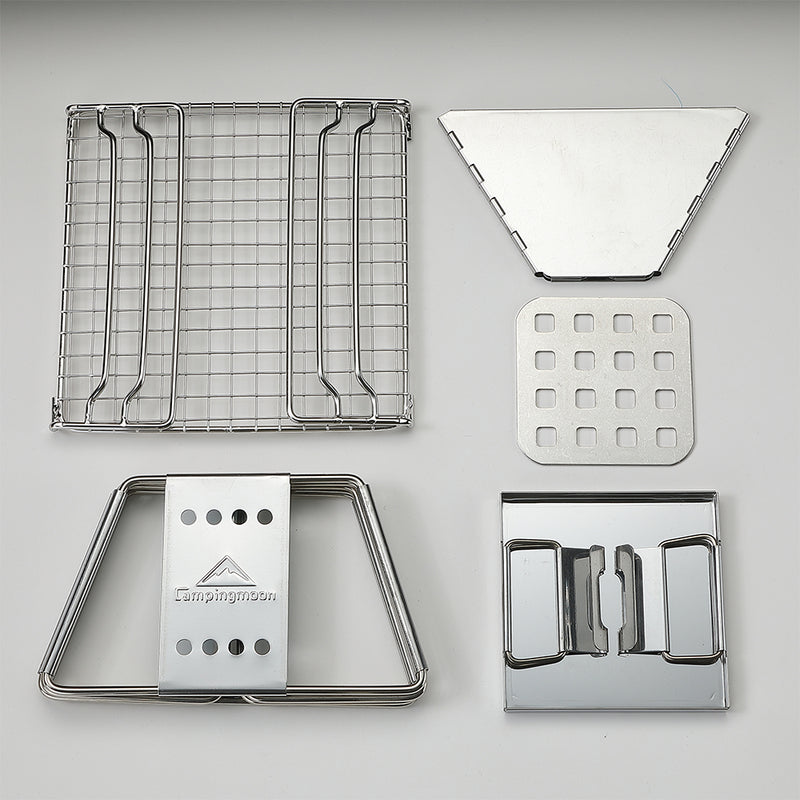 Load image into Gallery viewer, X-MINI Small Portable Stainless Steel Tabletop Charcoal Grill with Carry Bag
