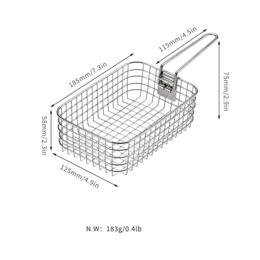 Stainless Steel Fry Basket