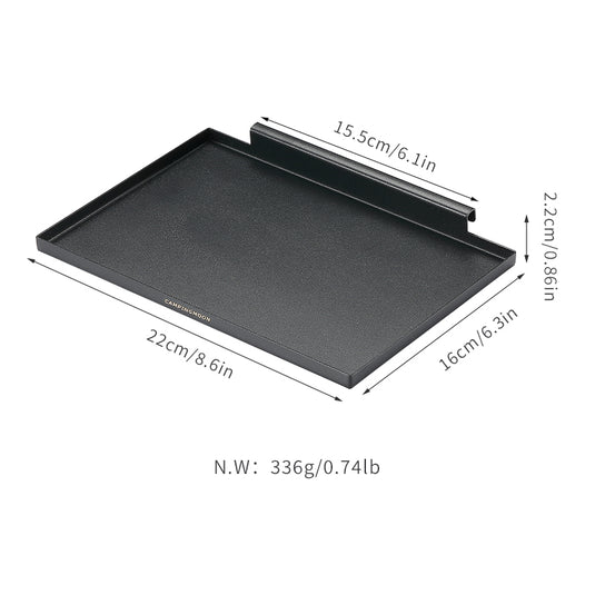 T-2302-BK Camping Table Extension Shelf