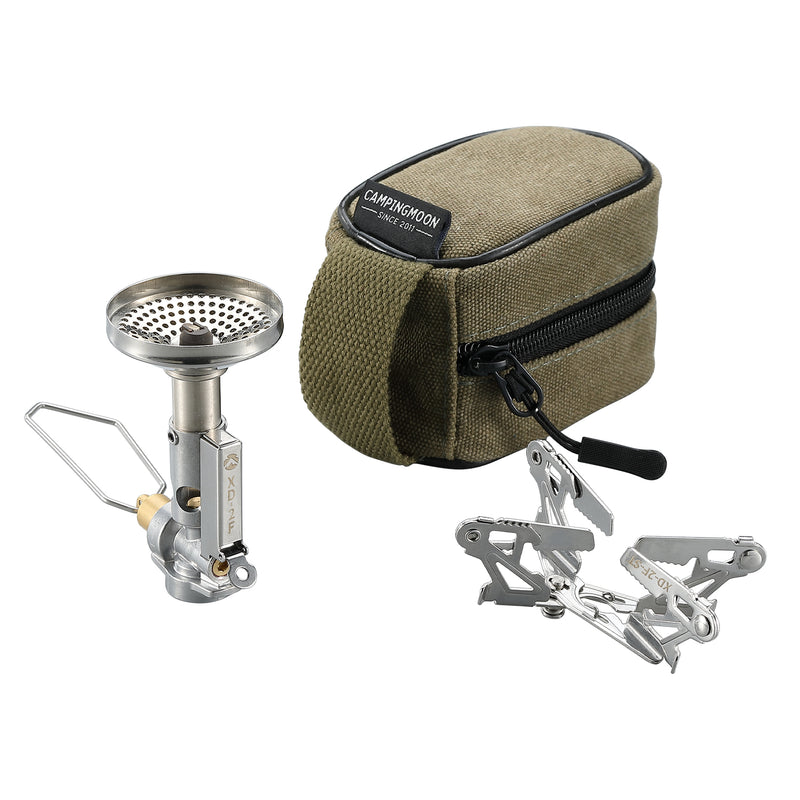 Load image into Gallery viewer, Portable Camping Gas Stove with Ignitor &amp; Flow Regulator Foldable for Outdoor  XD-2F
