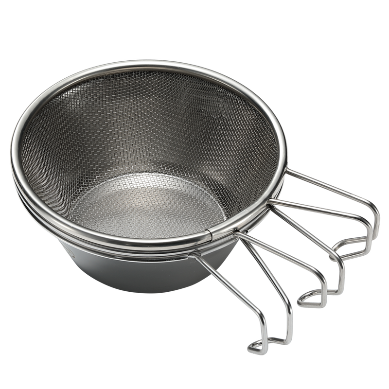 Load image into Gallery viewer, S-220/S-213 Stainless Steel Camping Sierra Cup with Colander Set - 310ml
