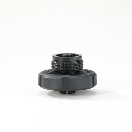 BKZ07 Camp Valve Cartridge Adapter for Easy-Click Bayonet Lock to EN417 Valve 7/16 Inch Screw Thread Connection Black