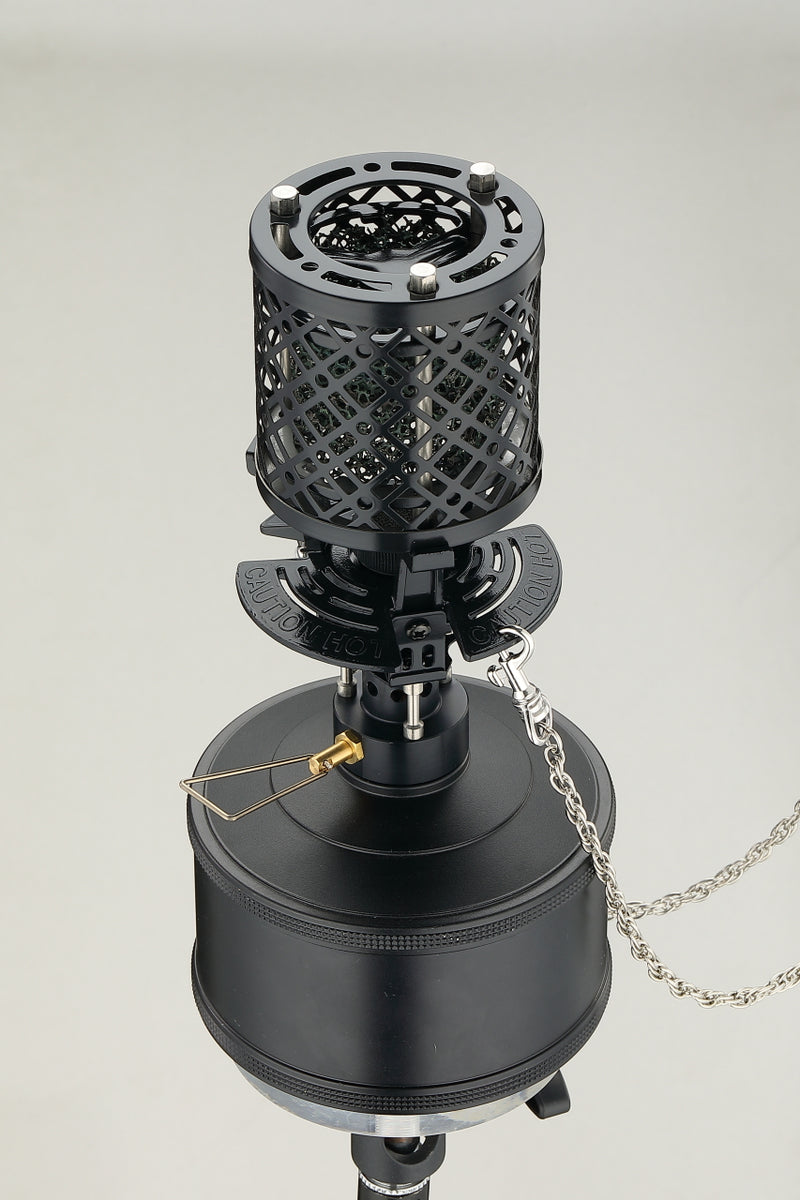 Load image into Gallery viewer, BKNX-92/BKTC-35 Collaboration Limited Edition Desktop Gas Heater with Empty Refillable Canister 110g for Outdoor Camping T-HEATER GASWARE  Black
