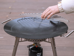 3-Ply Steel Griddle w/ Handle
Triple-layer 18