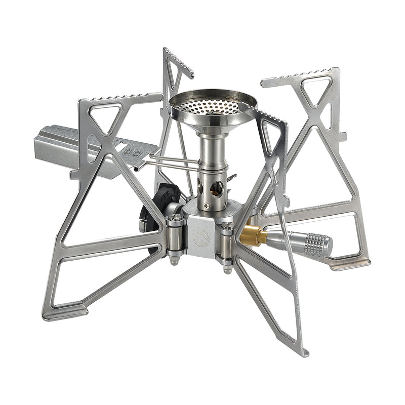 Load image into Gallery viewer, XD-3 Butane Camping Stove, Lightweight, Foldable, Igniter, Stainless Steel
