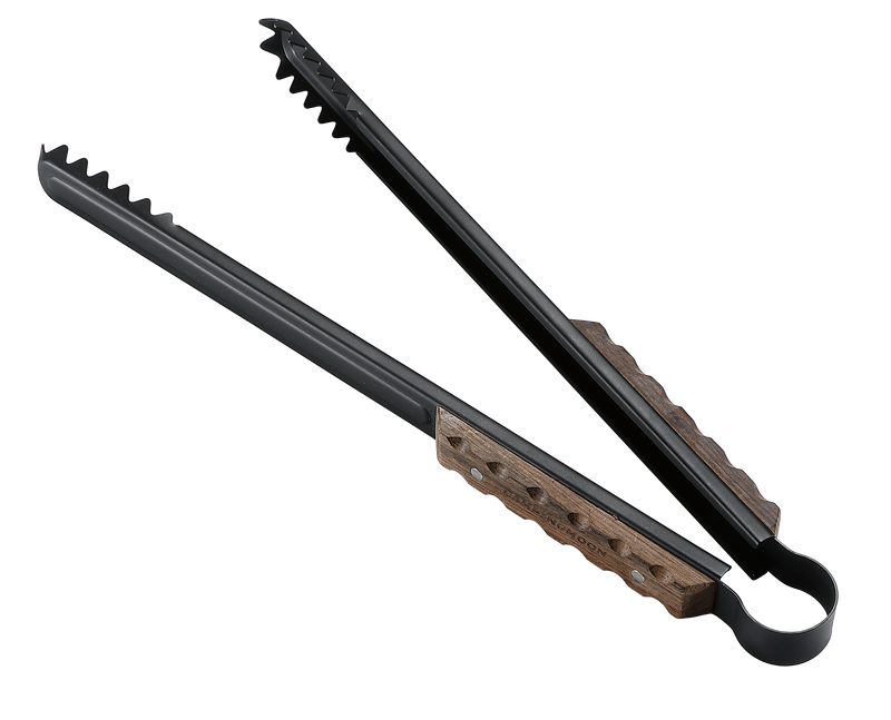 Load image into Gallery viewer, BKMS-41 16-inch Length Fireplace Firewood Tongs with Scissor Shape Serrated Log Claw Tongs for Bonfire Campfire Fire Pit with Wood Hand
