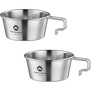 Tasse S-360 Deep Sierra en acier inoxydable (2 pièces) avec sac, 450 ml 