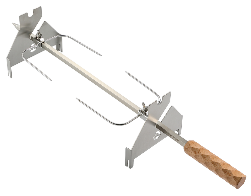 Load image into Gallery viewer, MK-60 Hand Movement Rotisserie Grill with Wooden Handle
