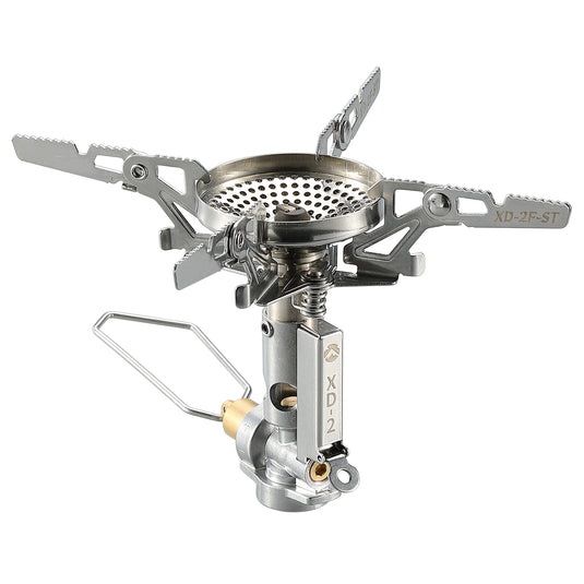 Portable Camping Gas Stove with Ignitor & Flow Regulator Foldable for Outdoor  XD-2F