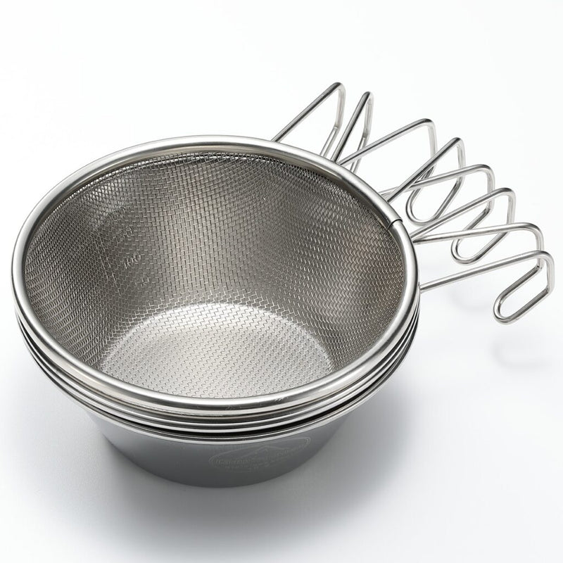 Load image into Gallery viewer, S-220/S-213 Stainless Steel Camping Sierra Cup with Colander Set - 310ml
