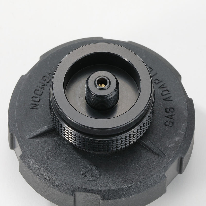 Load image into Gallery viewer, BKZ07 Camp Valve Cartridge Adapter for Easy-Click Bayonet Lock to EN417 Valve 7/16 Inch Screw Thread Connection Black
