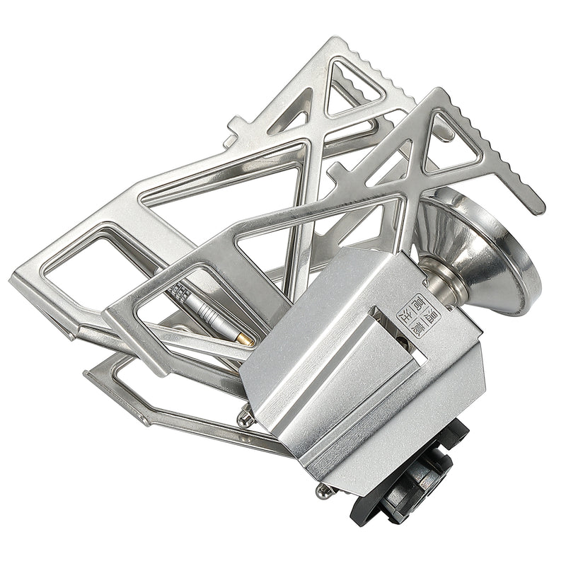 Load image into Gallery viewer, XD-3-NE Butane Camping Stove, Lightweight, Foldable, Pressure Stabilizer, Stainless Steel
