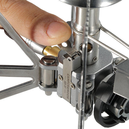 XD-3 Butane Camping Stove, Lightweight, Foldable, Igniter, Stainless Steel