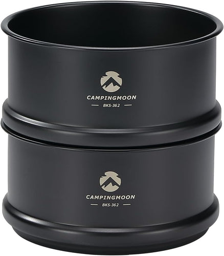 BKS362-2P 2pcs φ4.7-Inch Mini Steamer for Sierra Cup 304 Stainless Steel Black