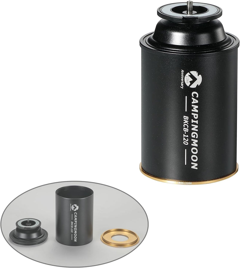 Load image into Gallery viewer, BKCB-120 Short Butane Stove Adapter - Converts Cassette Gas to Camping Canister
