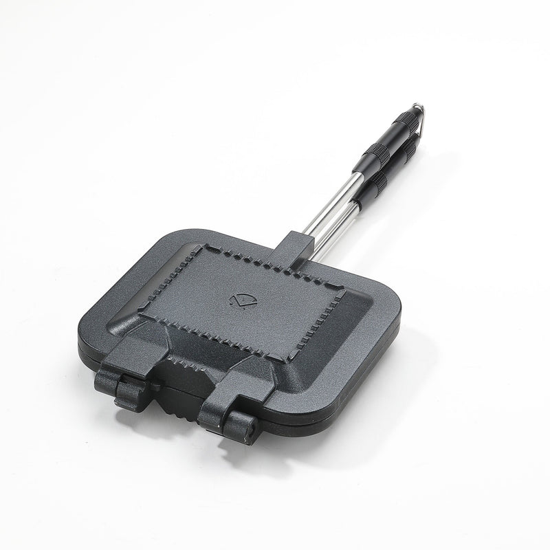 Load image into Gallery viewer, BKTT-1315 Sandwich Maker Hot Sand Single Burner Gas Fire Open Fire Compact Aluminum Black

