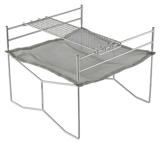 SOLO-301 Portable Mesh Fire Pit Grid Grate, Carry Bag