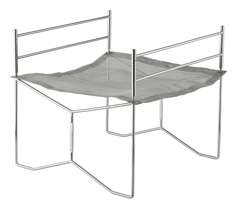 Load image into Gallery viewer, SOLO-201 Stainless Steel Bonfire Stand, B4 Type, with Canvas Case
