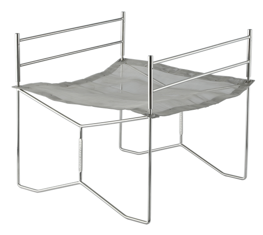 SOLO-201 Stainless Steel Bonfire Stand, B4 Type, with Canvas Case