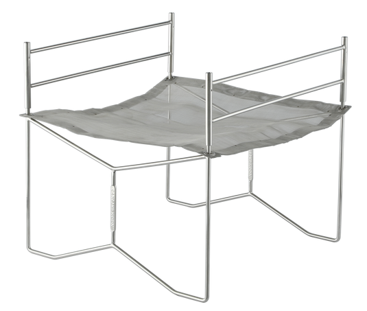 SOLO-202 Portable Mesh Fire Pit with Cooking Grate, Carry Bag
