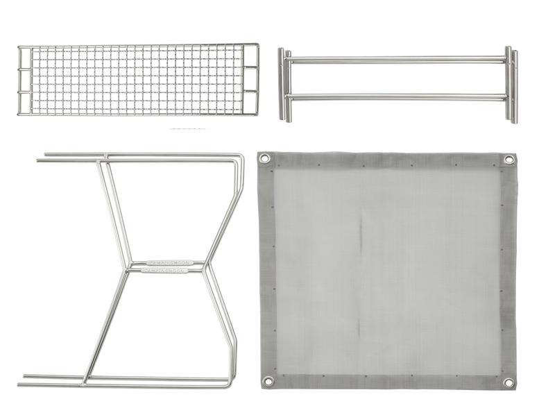 Load image into Gallery viewer, SOLO-301 Portable Mesh Fire Pit Grid Grate, Carry Bag
