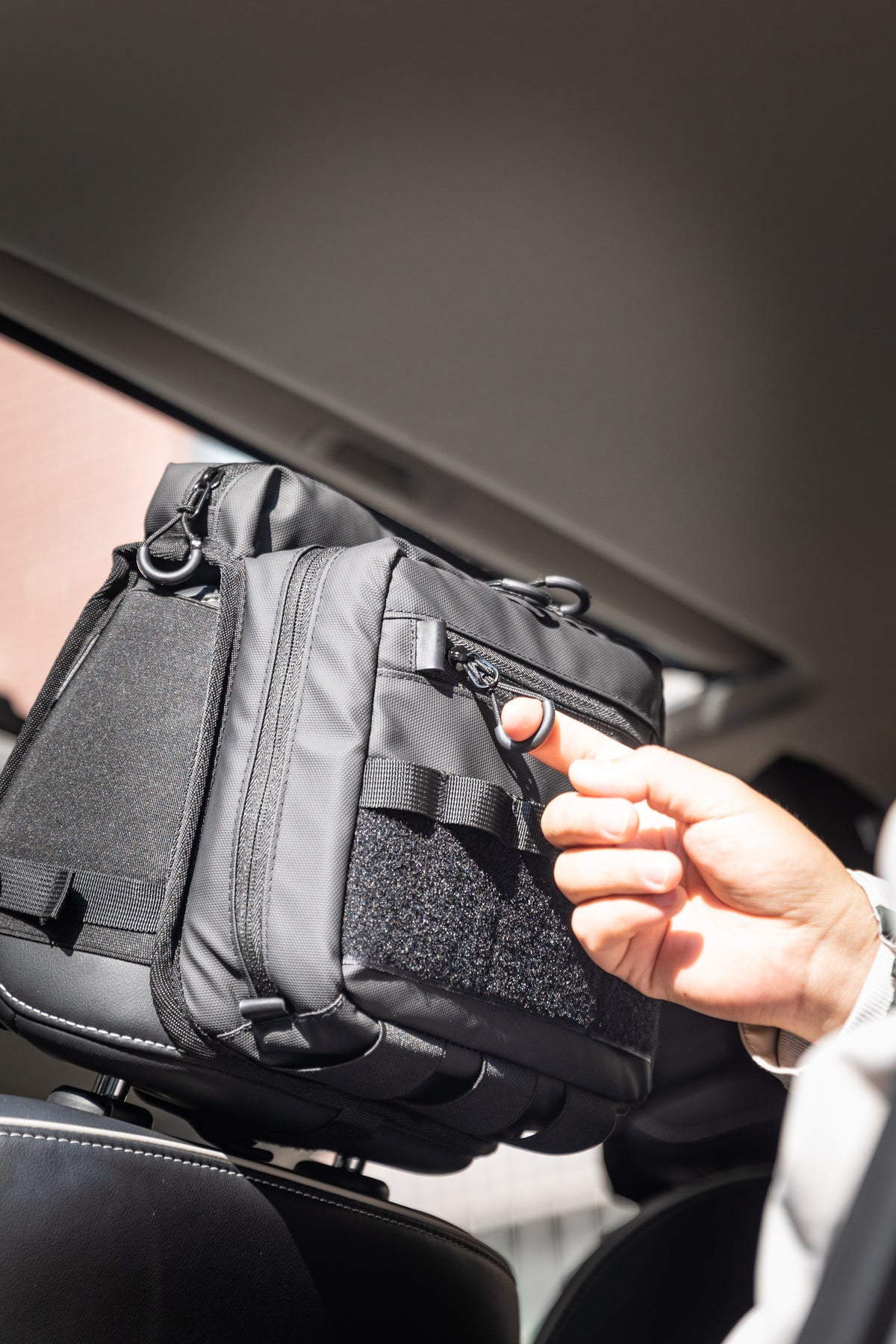 BK-PL/ BK-PXL Car Headrest Organizer Bag outdoor use