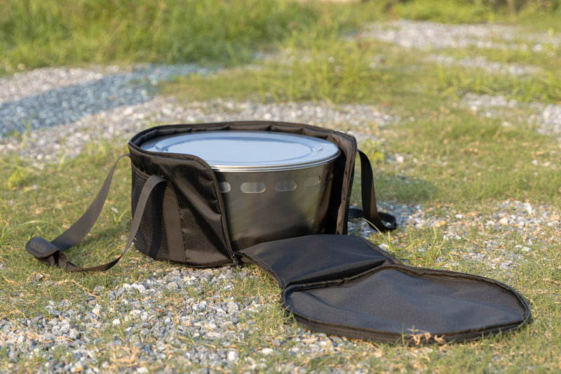 Portable outdoor camping wood stove