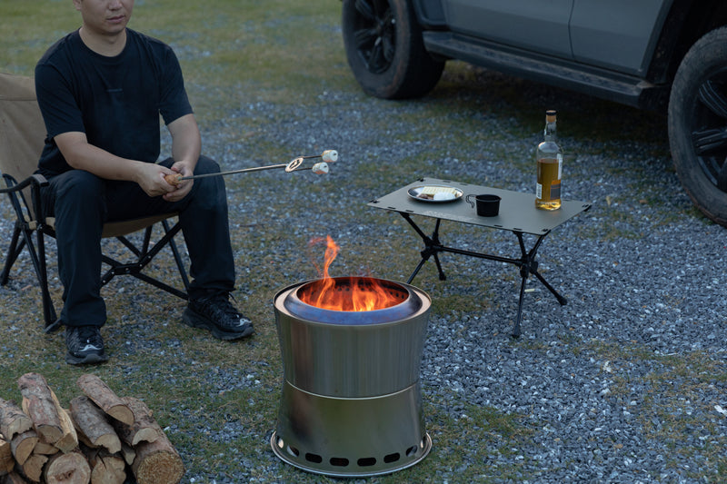 Removable ash tray for easy cleanup