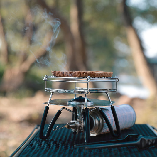 US-1312 Bread Toaster for Camping Stove – 304 Stainless Steel, Small Size