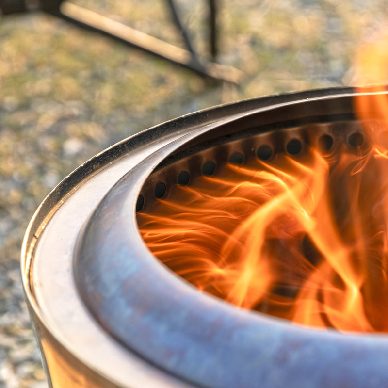 Clean burning wood stove with reduced smoke