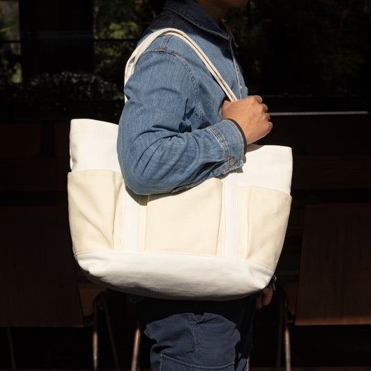 Large Canvas Tote Bag B-191