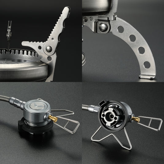 XD-1-CB Remote Butane Stove Portable and Compact Camping Stove for Outdoor Cooking