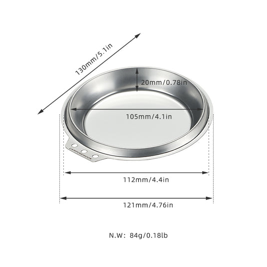 S-SD Stainless Steel Deep Sherpa Bowl Lid